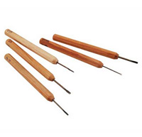 Dockyard Carving set for making polymer clay texture plates.