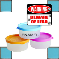 Decorative image for blog post about leaded enamels in jewelry making