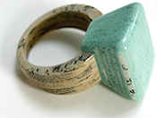 Paper ring by Jeremy May.